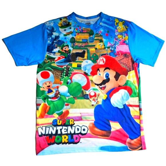 Nintendo Other - NWOT ★ Nintendo + Universal Studios = MARIO BROS Super Nintendo World T-Shirt